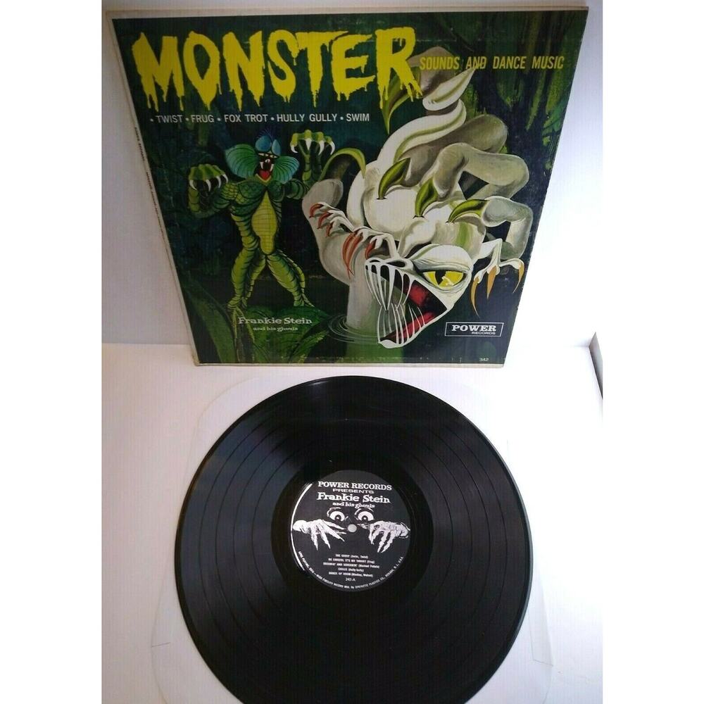 Monster Sounds And Dance Music Frankie Stein & His Ghouls Vinyl LP Record Horror